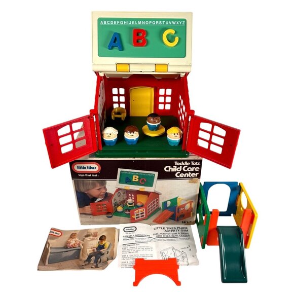 Vintage Little Tikes Toddle Tots Child Care Center 0980 1989 With Box - Picture 1 of 16